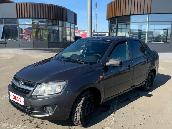 2014 Lada (ВАЗ) Granta I, серый, 285000 рублей - вид 2