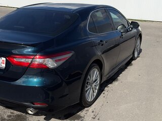 2018 Toyota Camry US Market VIII (XV70), синий, 2700000 рублей, вид 5