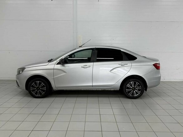 2016 Lada (ВАЗ) Vesta I, серый, 820000 рублей - вид 9