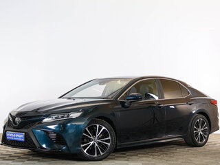 2019 Toyota Camry US Market VIII (XV70), синий, 2299000 рублей, вид 3