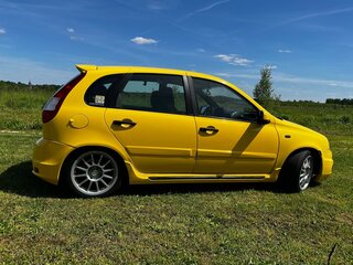 2010 Lada (ВАЗ) Kalina Sport I, жёлтый, 450000 рублей, вид 2
