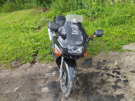 1995 Kawasaki ZZR 600, чёрный, 215000 рублей, вид 2