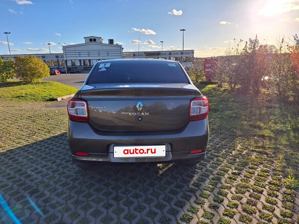 2019 Renault Logan II Рестайлинг, коричневый, 840000 рублей - вид 4