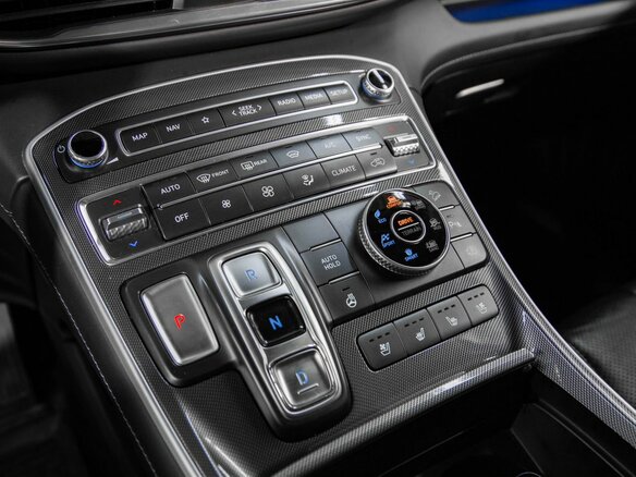 2021 Hyundai Santa Fe IV Рестайлинг, синий, 3589000 рублей - вид 22