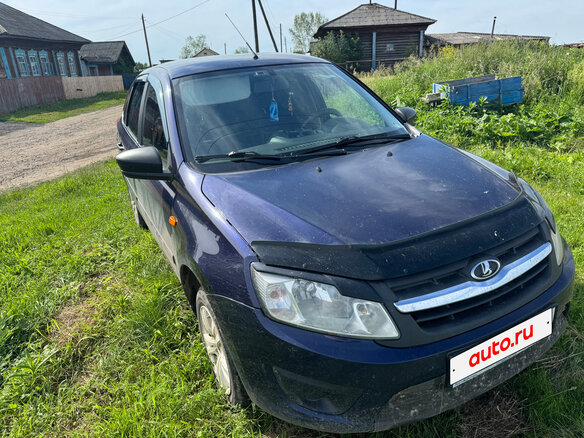 2017 Lada (ВАЗ) Granta I, синий, 450000 рублей - вид 1