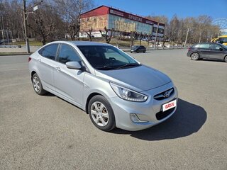 2014 Hyundai Solaris I, серебристый, 590000 рублей, вид 1