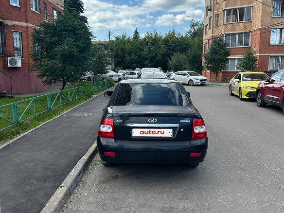 2008 Lada (ВАЗ) Priora I, чёрный, 248000 рублей - вид 3
