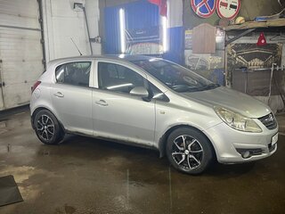2008 Opel Corsa D, серебристый, 320000 рублей, вид 2