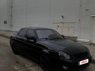 2008 Lada (ВАЗ) Priora I, чёрный, 350000 рублей, вид 1