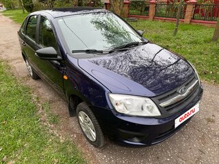 2016 Lada (ВАЗ) Granta I, синий, 465000 рублей, вид 3
