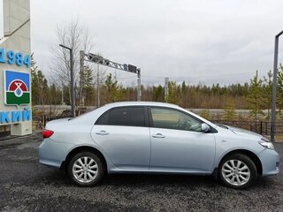 2008 Toyota Corolla X (E140, E150), голубой, 950000 рублей, вид 2