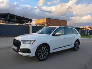 2021 Audi Q7 45 TFSI II (4M) Рестайлинг, белый, 5750000 рублей, вид 1
