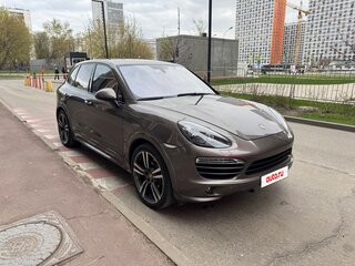 2013 Porsche Cayenne Diesel II (958), коричневый, 3300000 рублей, вид 2