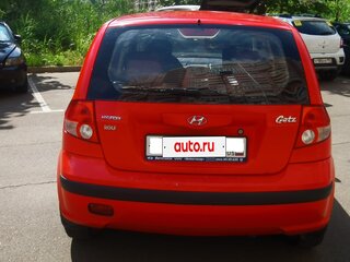 2005 Hyundai Getz I, красный, 299000 рублей, вид 4