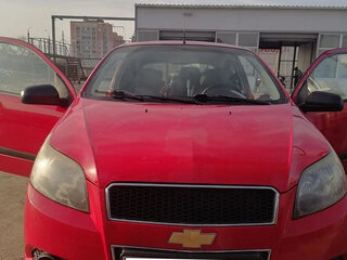 2010 Chevrolet Aveo I Рестайлинг, красный, 380000 рублей, вид 1
