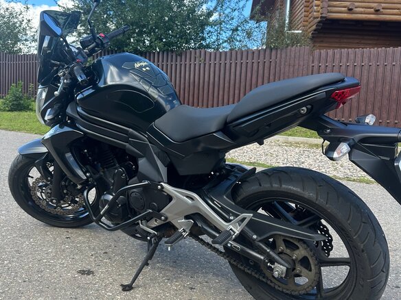 2013 Kawasaki ER-6N, чёрный, 490000 рублей - вид 12
