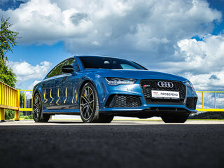 2016 Audi RS 7 Sportback performance I (4G) Рестайлинг, синий, 3710000 рублей, вид 3