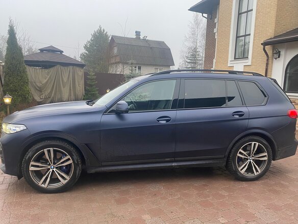 2020 BMW X7 40d I (G07), синий, 10500000 рублей - вид 8