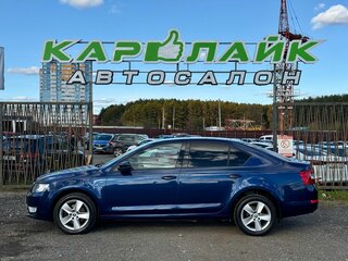 2015 Skoda Octavia III (A7), синий, 1399000 рублей, вид 3