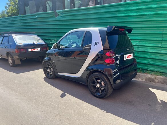 2007 Smart Fortwo II, чёрный - вид 1