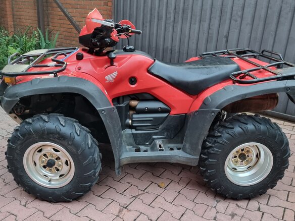 2007 Honda TRX 500 (Foreman), красный, 595000 рублей