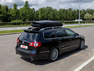 2007 Volkswagen Passat B6, чёрный, 1125000 рублей, вид 3