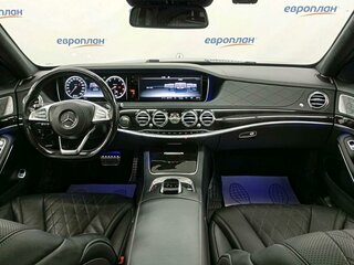 2017 Mercedes-Benz S-Класс 500 VI (W222, C217), чёрный, 4208500 рублей, вид 5