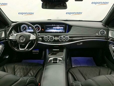 2017 Mercedes-Benz S-Класс 500 VI (W222, C217), чёрный, 4208500 рублей, вид 5
