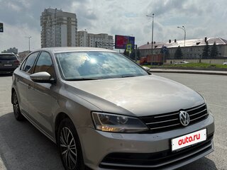 2016 Volkswagen Jetta VI Рестайлинг, бежевый, 1275000 рублей, вид 2