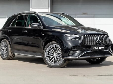 2025 Mercedes-Benz GLE AMG 53 AMG II (V167) Рестайлинг, чёрный, вид 2