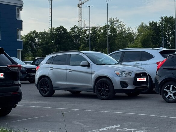 2012 Mitsubishi ASX I Рестайлинг, серебристый, 1150000 рублей
