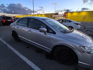 2007 Honda Civic VIII, серебристый, 390000 рублей, вид 4