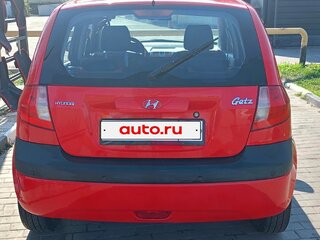 2008 Hyundai Getz I Рестайлинг, красный, 480000 рублей, вид 3