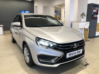2026 Lada (ВАЗ) Vesta SW I Рестайлинг (NG), серебристый, 1885000 рублей, вид 3