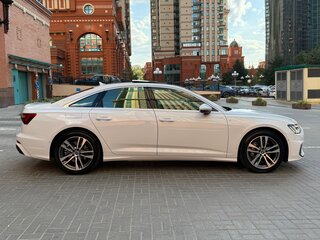 2021 Audi A6 45 TFSI V (C8), белый, 4290000 рублей, вид 3