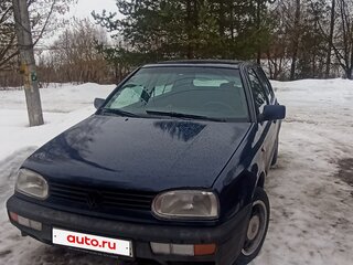 1995 Volkswagen Golf III, синий, 220000 рублей, вид 2