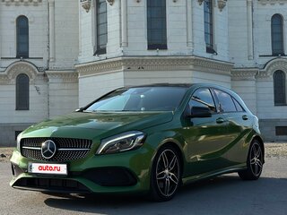 2016 Mercedes-Benz A-Класс 220 III (W176) Рестайлинг, зелёный, 2100000 рублей, вид 2