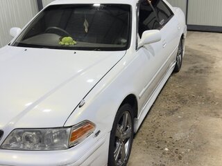 1996 Toyota Mark II VIII (X100), белый, 750000 рублей, вид 4