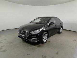 2017 Hyundai Solaris II, чёрный, 1375000 рублей, вид 1