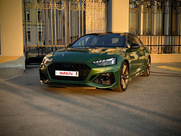 2020 Audi RS 5 Sportback II (F5) Рестайлинг, зелёный, 7100000 рублей - вид 2