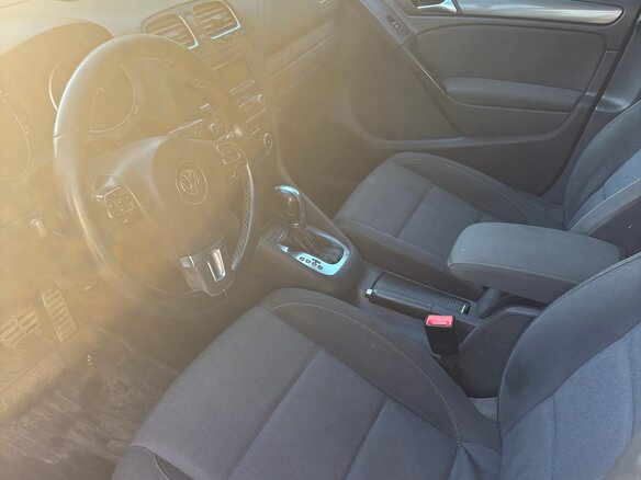 2011 Volkswagen Golf VI, синий, 520000 рублей - вид 6