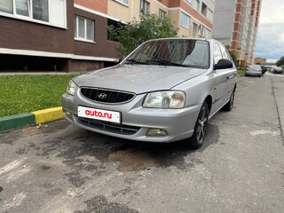 2006 Hyundai Accent ТагАЗ II, серебристый, 300000 рублей, вид 1