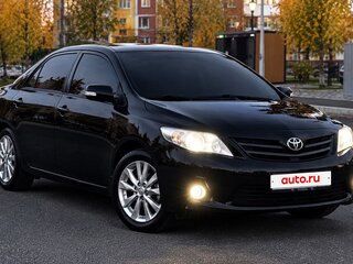 2012 Toyota Corolla X (E140, E150) Рестайлинг, чёрный, 1470000 рублей, вид 1