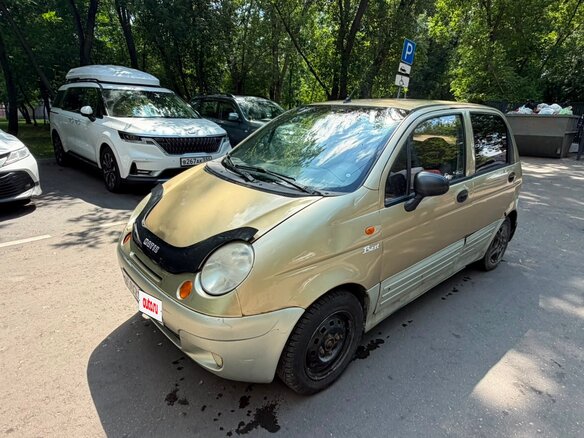 2006 Daewoo Matiz I Рестайлинг, бежевый - вид 1