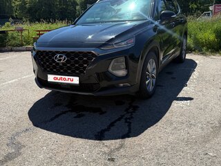 2020 Hyundai Santa Fe IV, чёрный, 3100000 рублей, вид 1