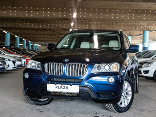 2011 BMW X3 28i xDrive II (F25), синий, 1400000 рублей, вид 1
