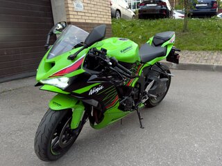 2024 Kawasaki ZX-6 Ninja, зелёный, 1350000 рублей, вид 2