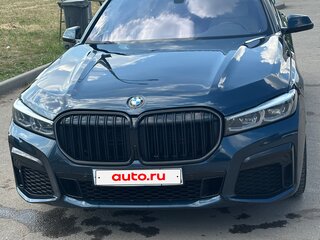 2014 BMW 7 серии 750i xDrive V (F01/F02/F04) Рестайлинг, синий, 2300000 рублей, вид 2