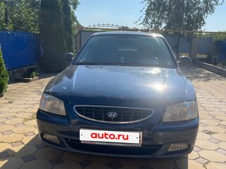 2010 Hyundai Accent ТагАЗ II, синий, 550000 рублей, вид 1