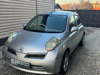 2008 Nissan March III (K12), серебристый, 445000 рублей, вид 2